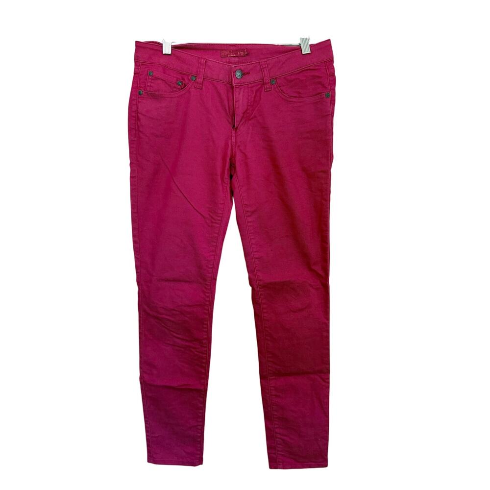 Prana Red Stretch Denim Skinny Pant